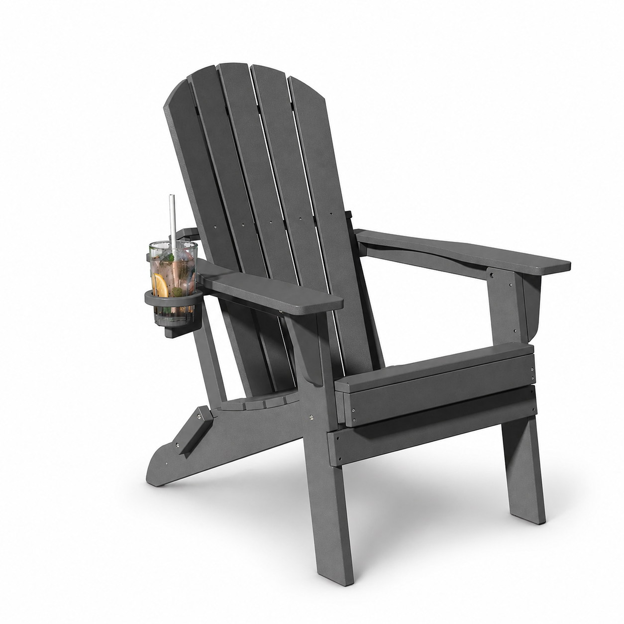 Essential Plastic Folding Adirondack Chair